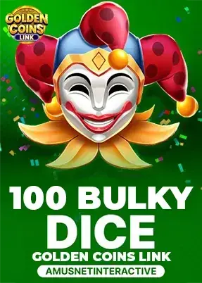 100 Bulky Dice Golden Coins Link