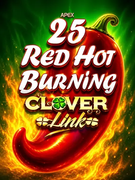 25 Red Hot Burning Link Clover