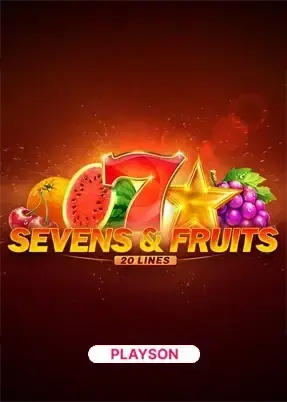 Sevens & Fruits: 20 lines