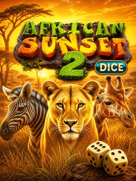 African Sunset 2 Dice