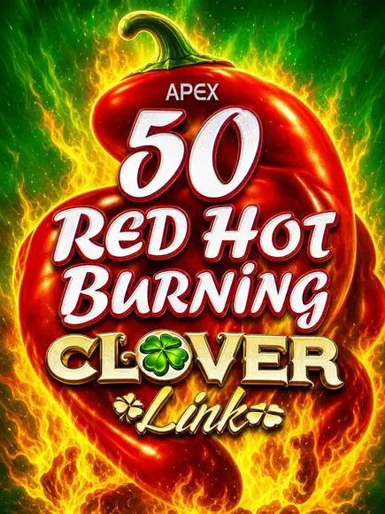 50 Red Hot Burning Link Clover